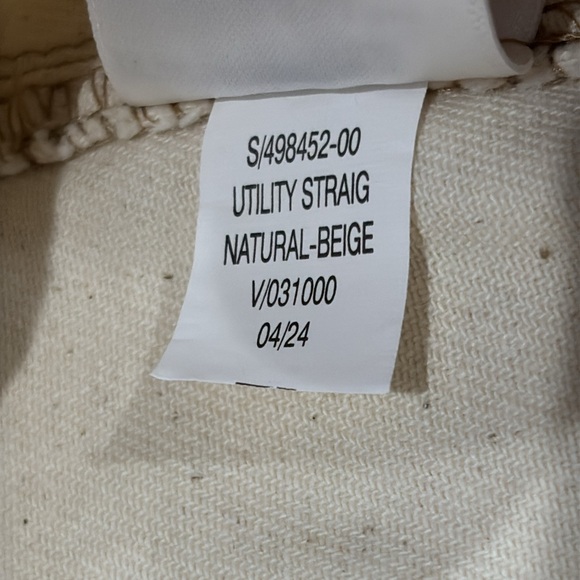 Old Navy High Waisted Utility Pant in Natural White NWT - Picture 11 of 11
